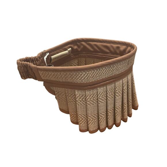 Lorna Murray x Kelly Rutherford Cappuccina Cannes Sun Visor Size Med NWT - Picture 9 of 11